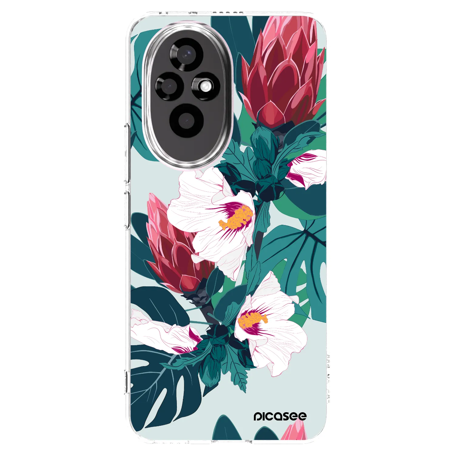 Picasee διαφανής θήκη σιλικόνης Honor 200 5G - Rhododendron
