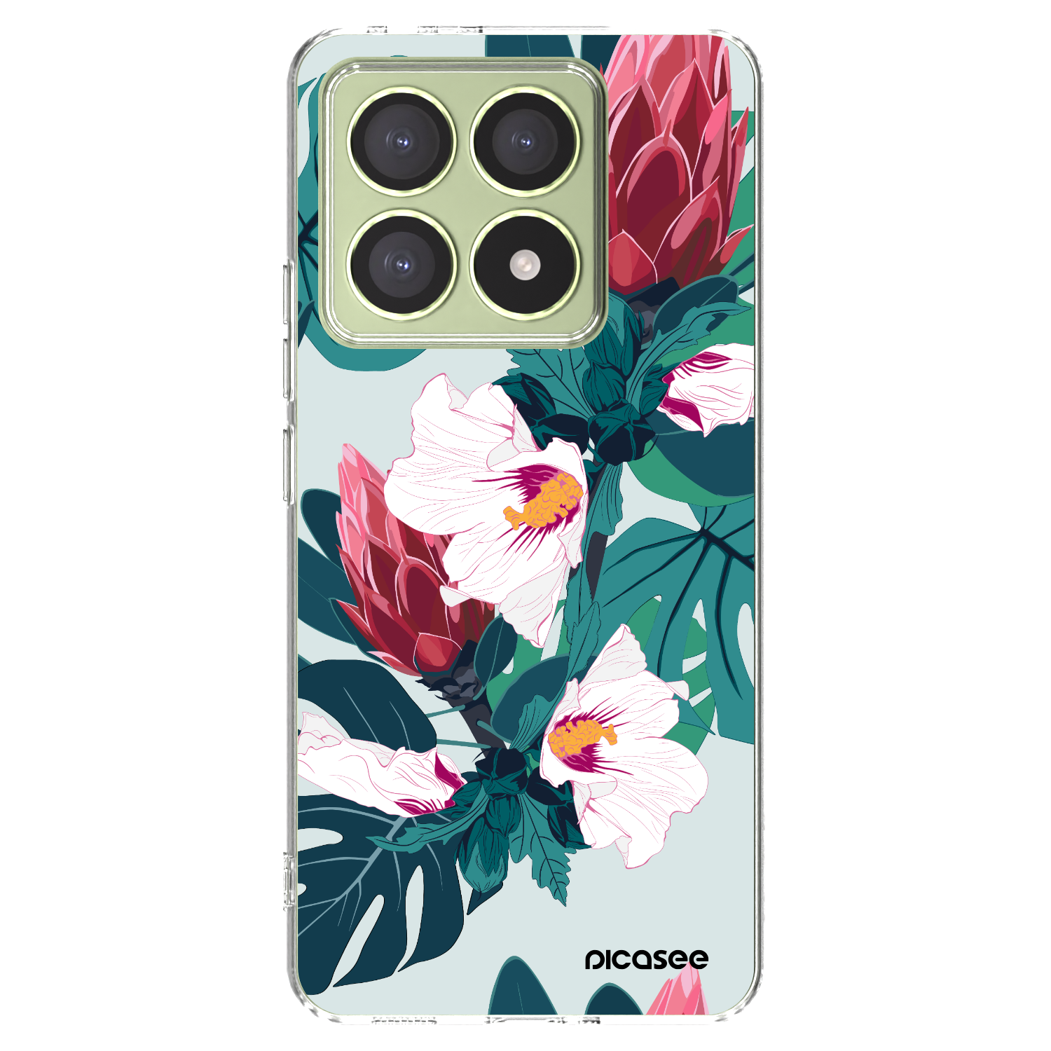 Picasee διαφανής θήκη σιλικόνης Xiaomi 14T - Rhododendron