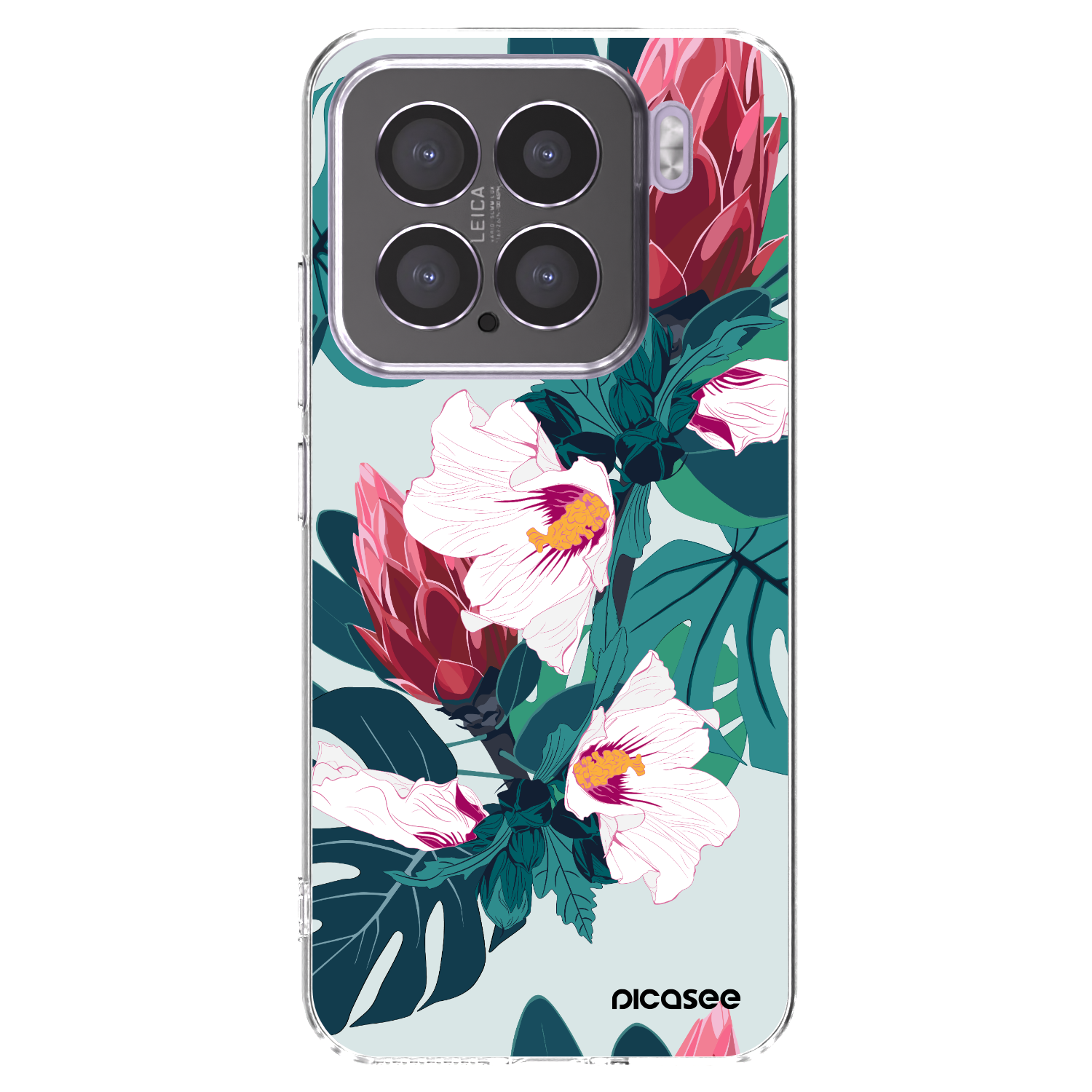 Picasee διαφανής θήκη σιλικόνης Xiaomi 15 - Rhododendron