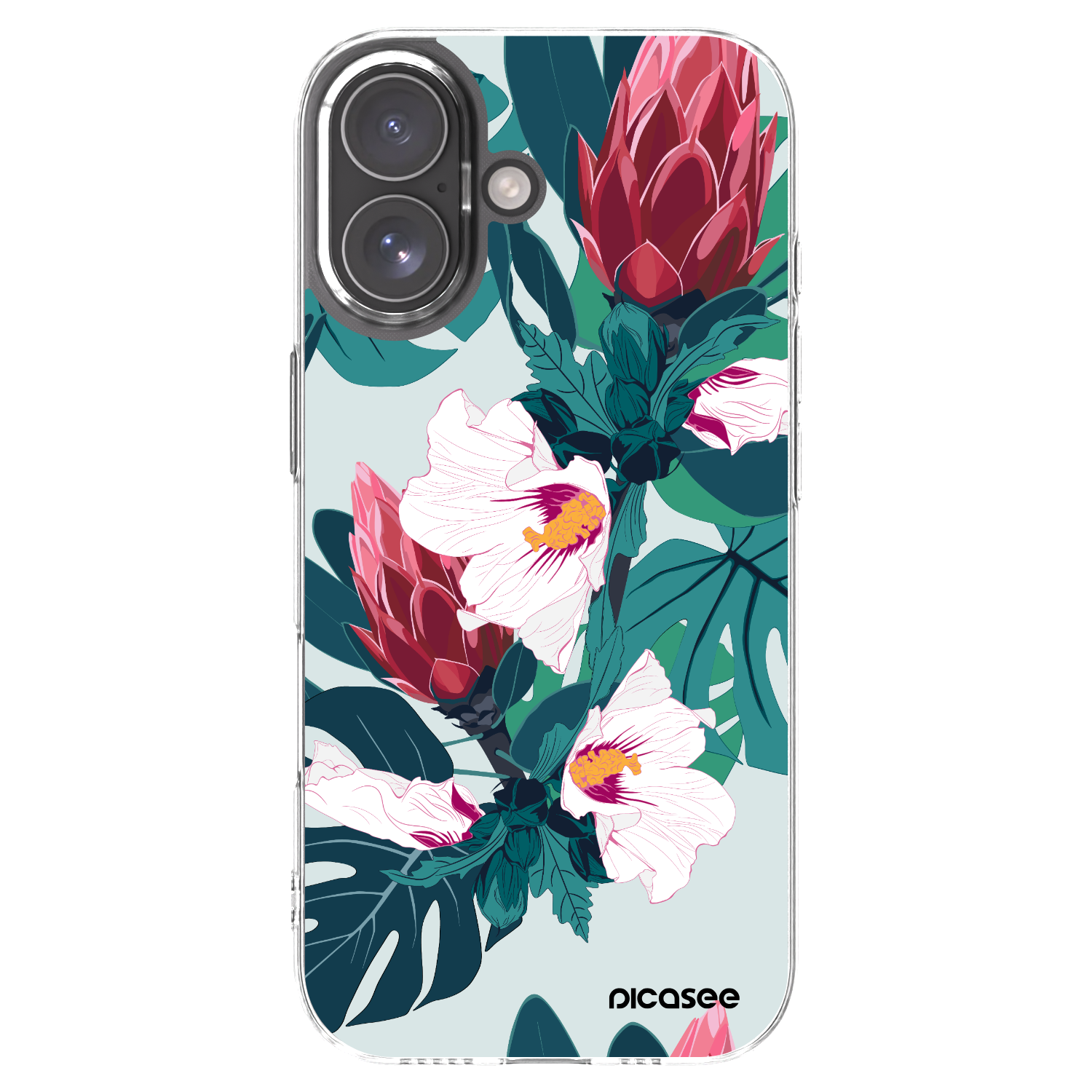 Picasee διαφανής θήκη σιλικόνης Apple iPhone 17 - Rhododendron