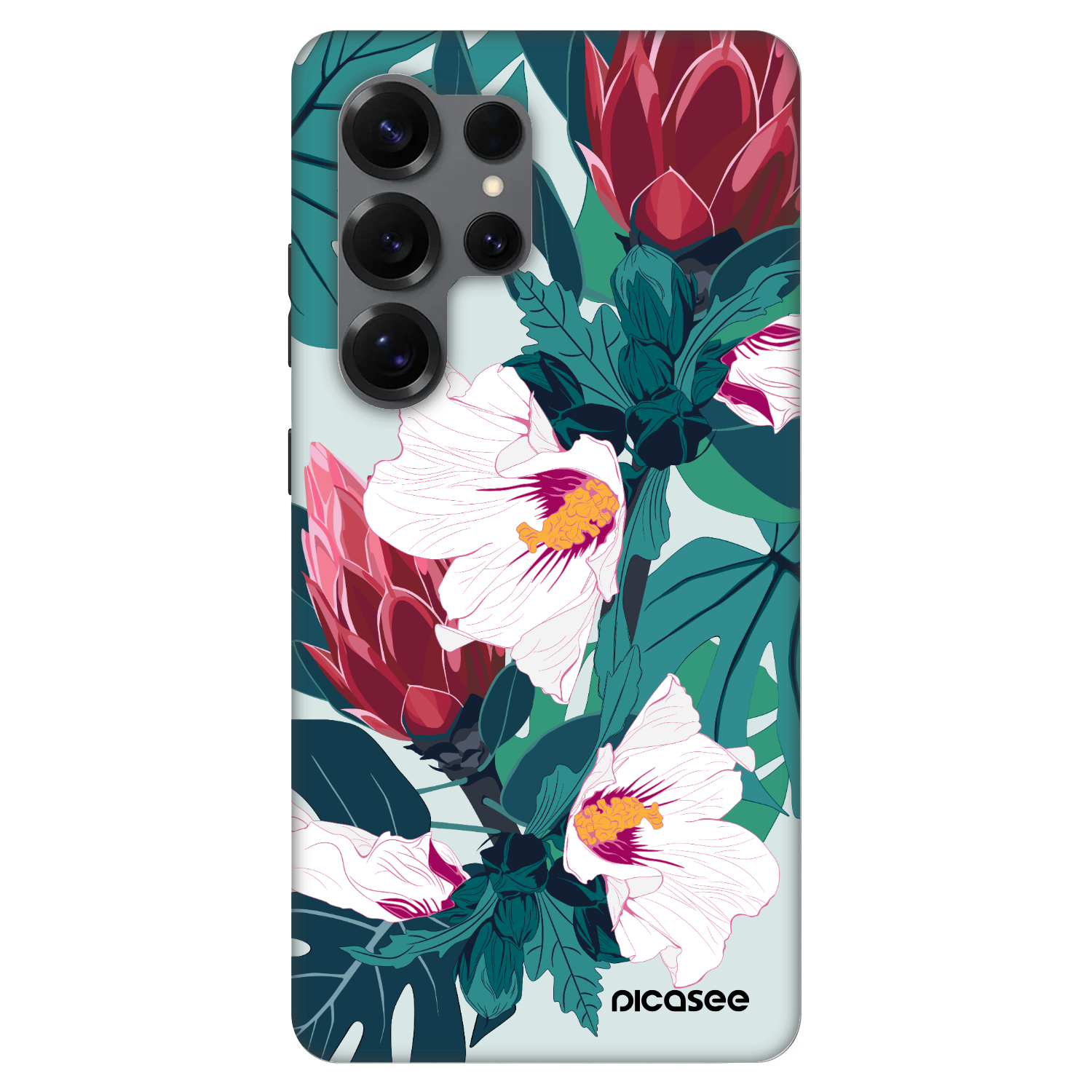 Picasee Fashion Case PowerShare pro Samsung Galaxy S25 Ultra 5G - Rhododendron