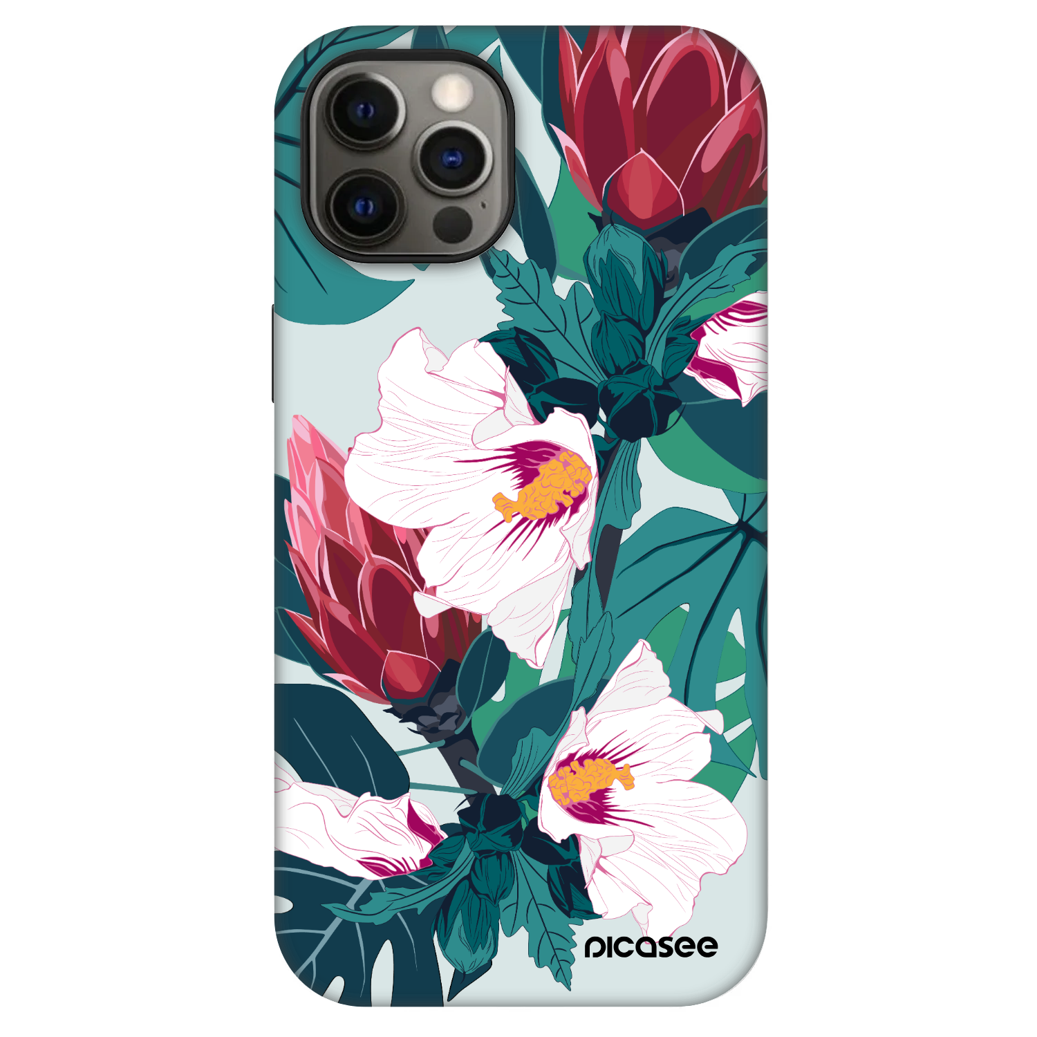 Picasee Fashion Case MagSafe για Apple iPhone 12 Pro - Rhododendron