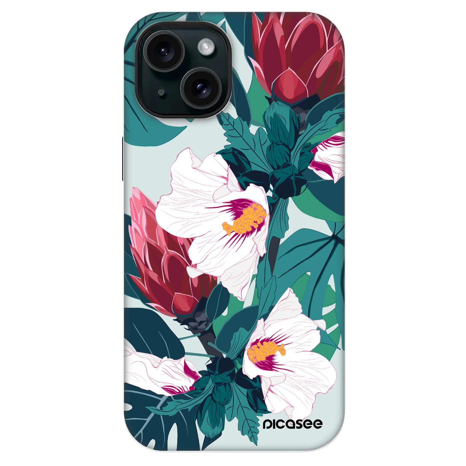 Picasee Fashion Case MagSafe για Apple iPhone 13 - Rhododendron