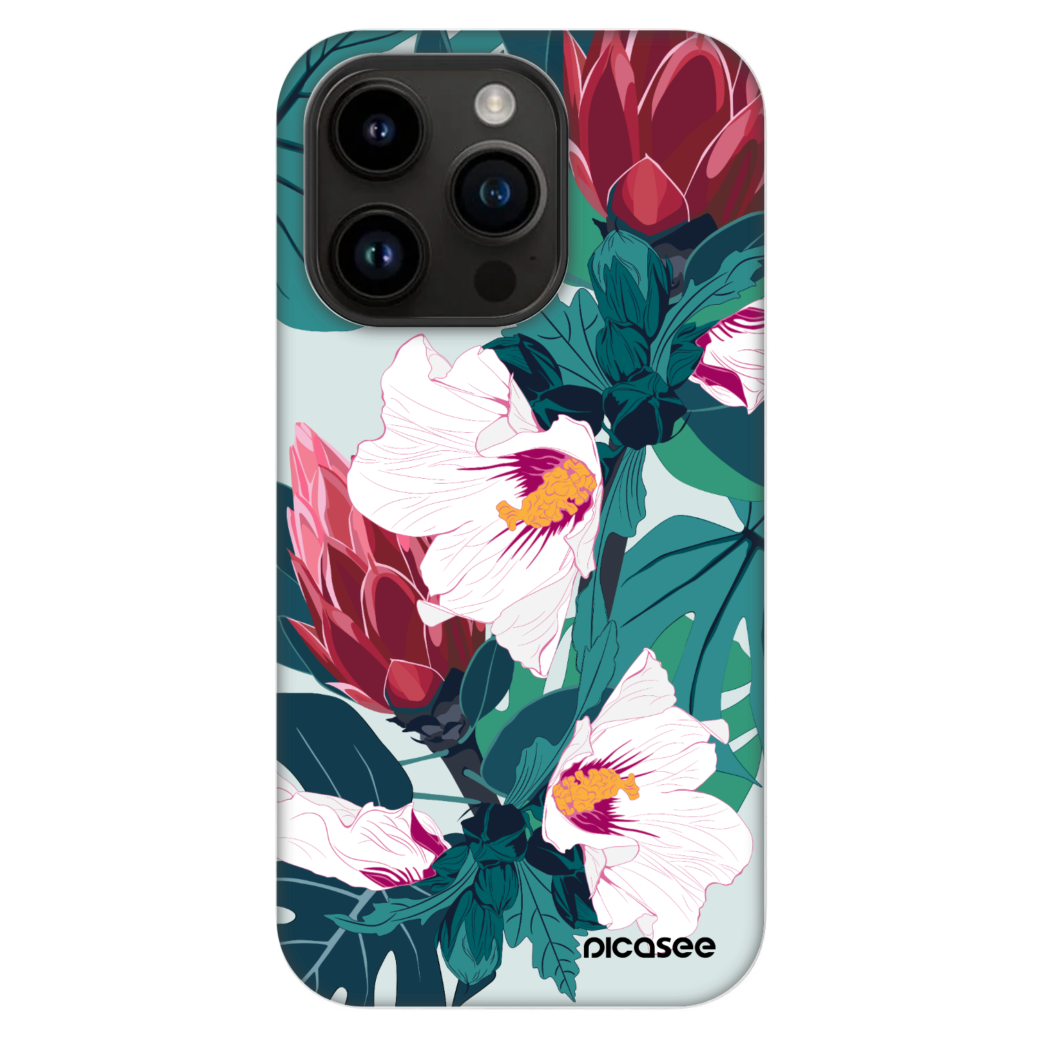 Picasee Fashion Case MagSafe για Apple iPhone 14 Pro - Rhododendron