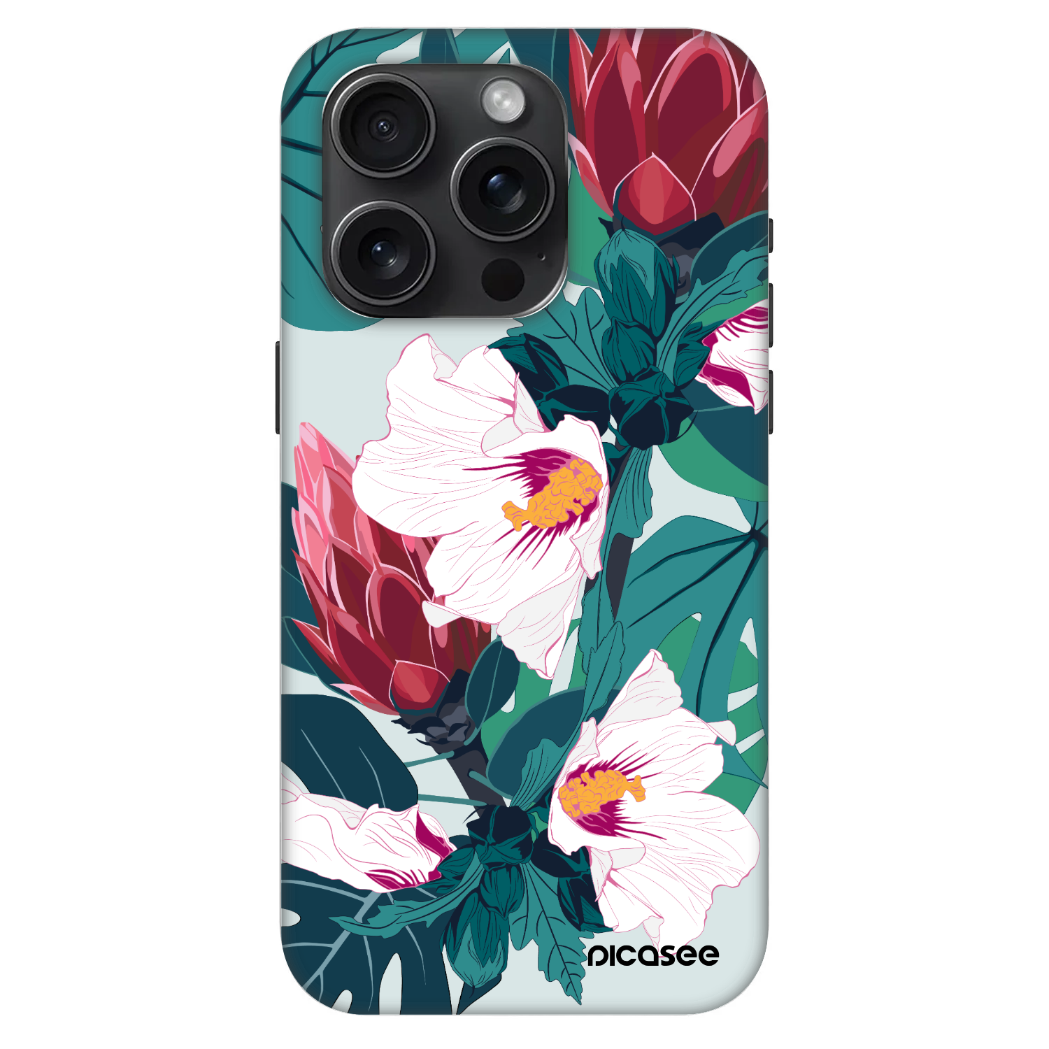 Picasee Fashion Case MagSafe για Apple iPhone 15 Pro - Rhododendron