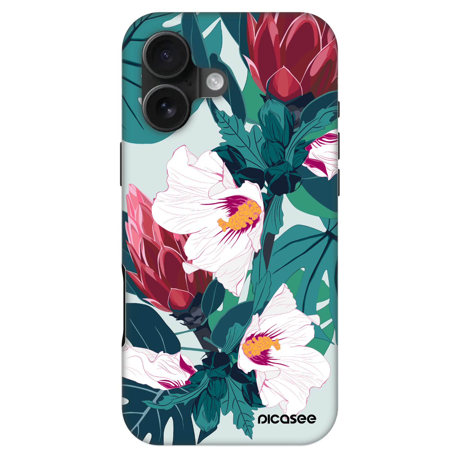 Picasee Fashion Case MagSafe για Apple iPhone 16 - Rhododendron