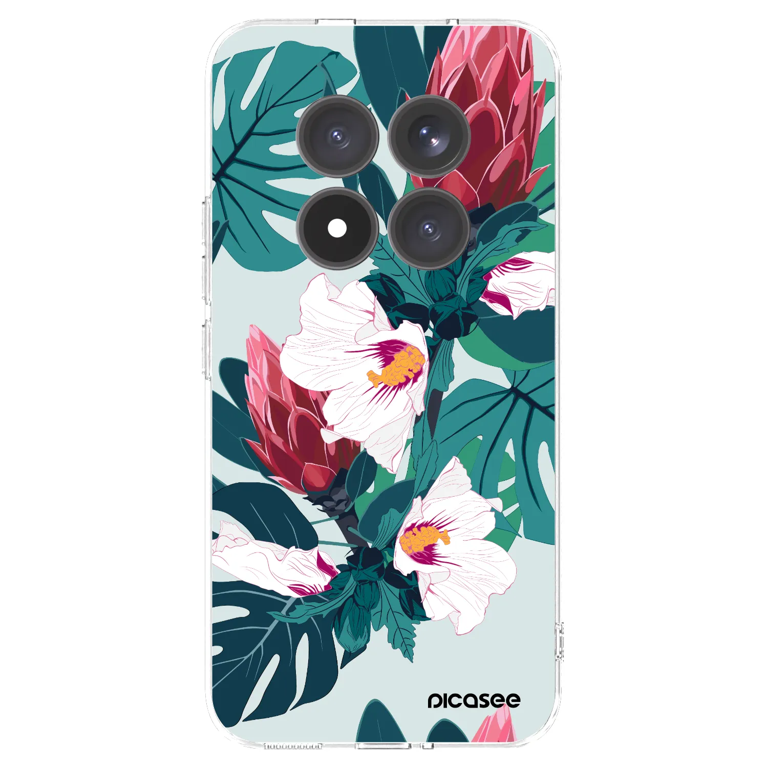 Picasee διαφανής θήκη σιλικόνης Xiaomi Redmi Note 15 Pro+ - Rhododendron