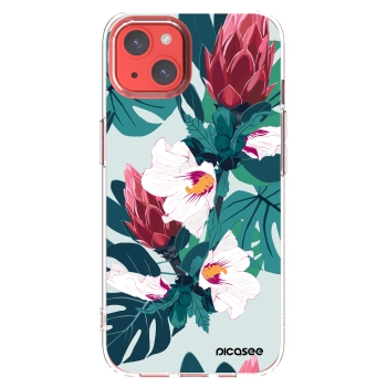 Picasee διαφανής θήκη σιλικόνης Apple iPhone 13 - Rhododendron