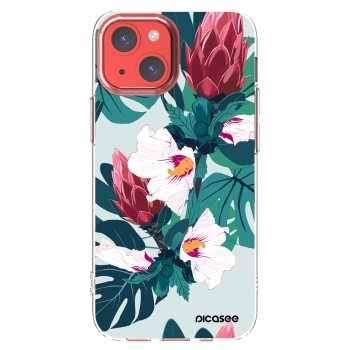 Picasee διαφανής θήκη σιλικόνης Apple iPhone 13 mini - Rhododendron