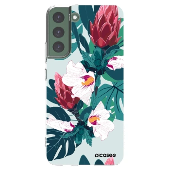 Picasee διαφανής θήκη σιλικόνης Samsung Galaxy S22+ 5G - Rhododendron