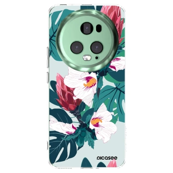 Picasee διαφανής θήκη σιλικόνης Honor Magic5 Pro - Rhododendron