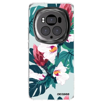 Picasee διαφανής θήκη σιλικόνης Honor Magic6 Pro - Rhododendron