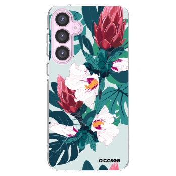 Picasee διαφανής θήκη σιλικόνης Samsung Galaxy A55 5G A556B - Rhododendron