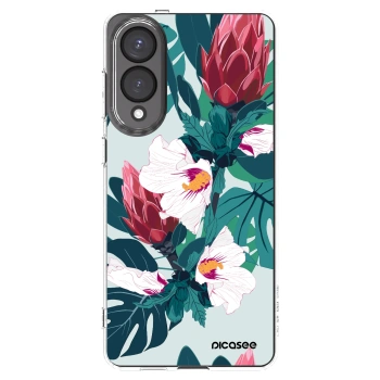 Picasee διαφανής θήκη σιλικόνης Samsung Galaxy S25 Edge 5G - Rhododendron