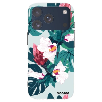 Picasee διαφανής θήκη σιλικόνης Apple iPhone 17 Pro - Rhododendron