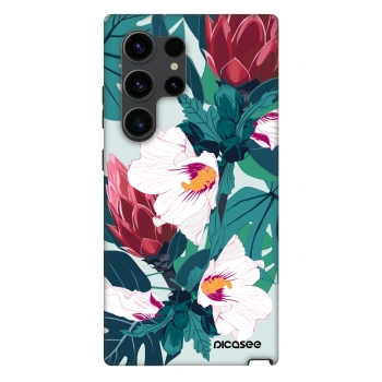 Picasee Fashion Case PowerShare pro Samsung Galaxy S24 Ultra S928B 5G - Rhododendron