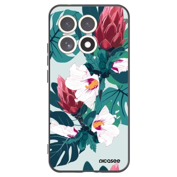 Picasee Μαύρη θήκη σιλικόνης για Xiaomi 15T - Rhododendron