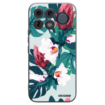 Picasee Μαύρη θήκη σιλικόνης για Xiaomi Poco F8 Ultra - Rhododendron