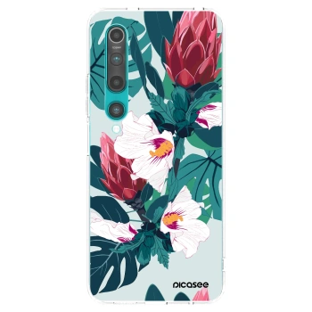 Picasee διαφανής θήκη σιλικόνης Xiaomi Mi 10 - Rhododendron