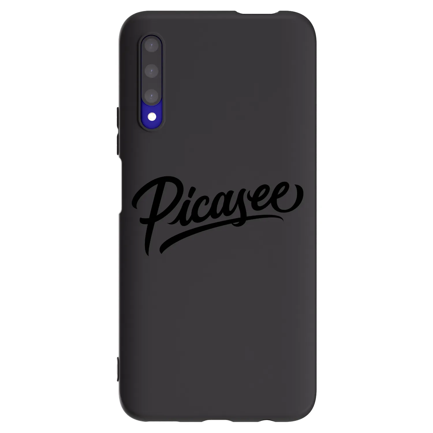 Picasee Μαύρη θήκη σιλικόνης για Honor 9X Pro - Picasee - old logo - black