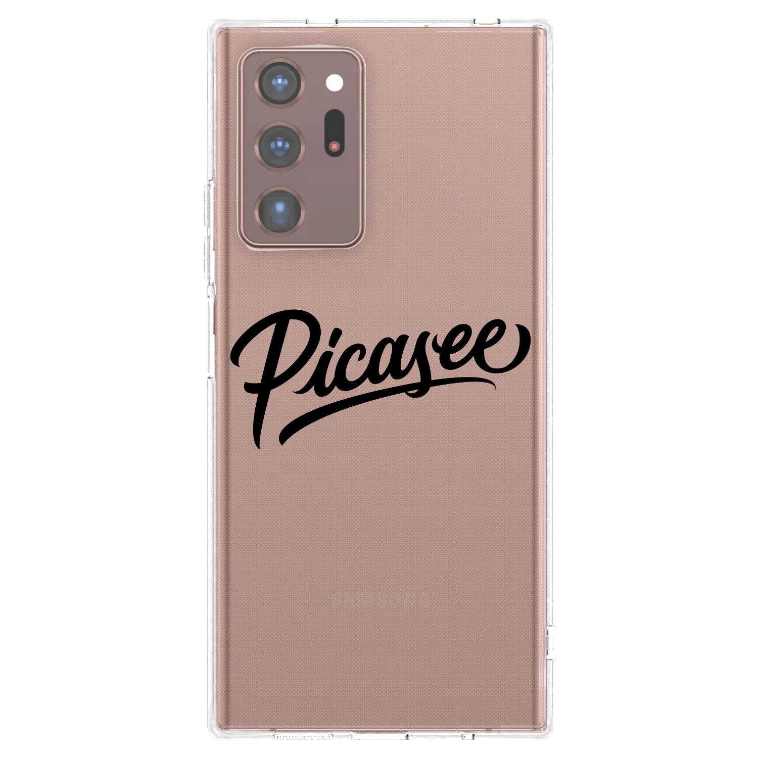 Picasee διαφανής θήκη σιλικόνης Samsung Galaxy Note 20 Ultra - Picasee - old logo - black