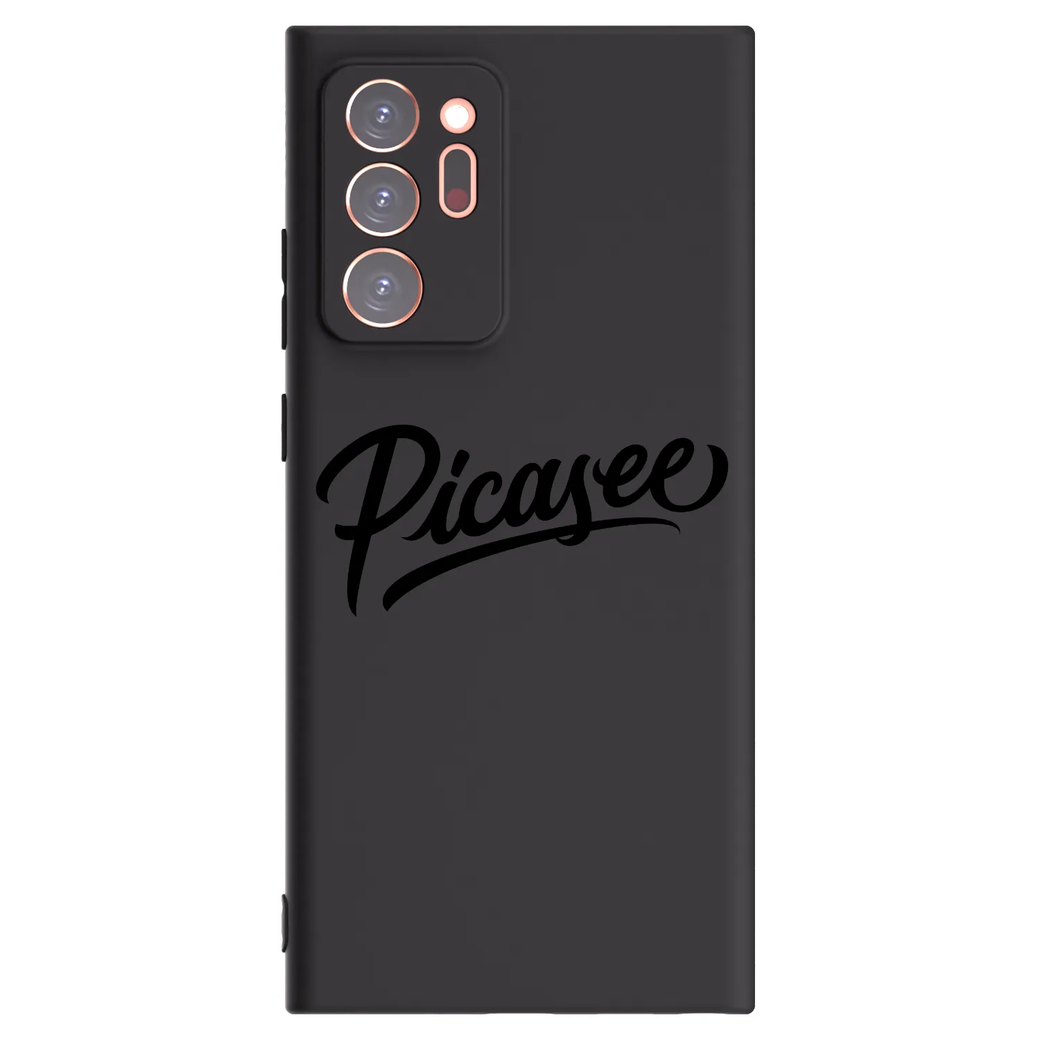 Picasee Μαύρη θήκη σιλικόνης για Samsung Galaxy Note 20 Ultra - Picasee - old logo - black