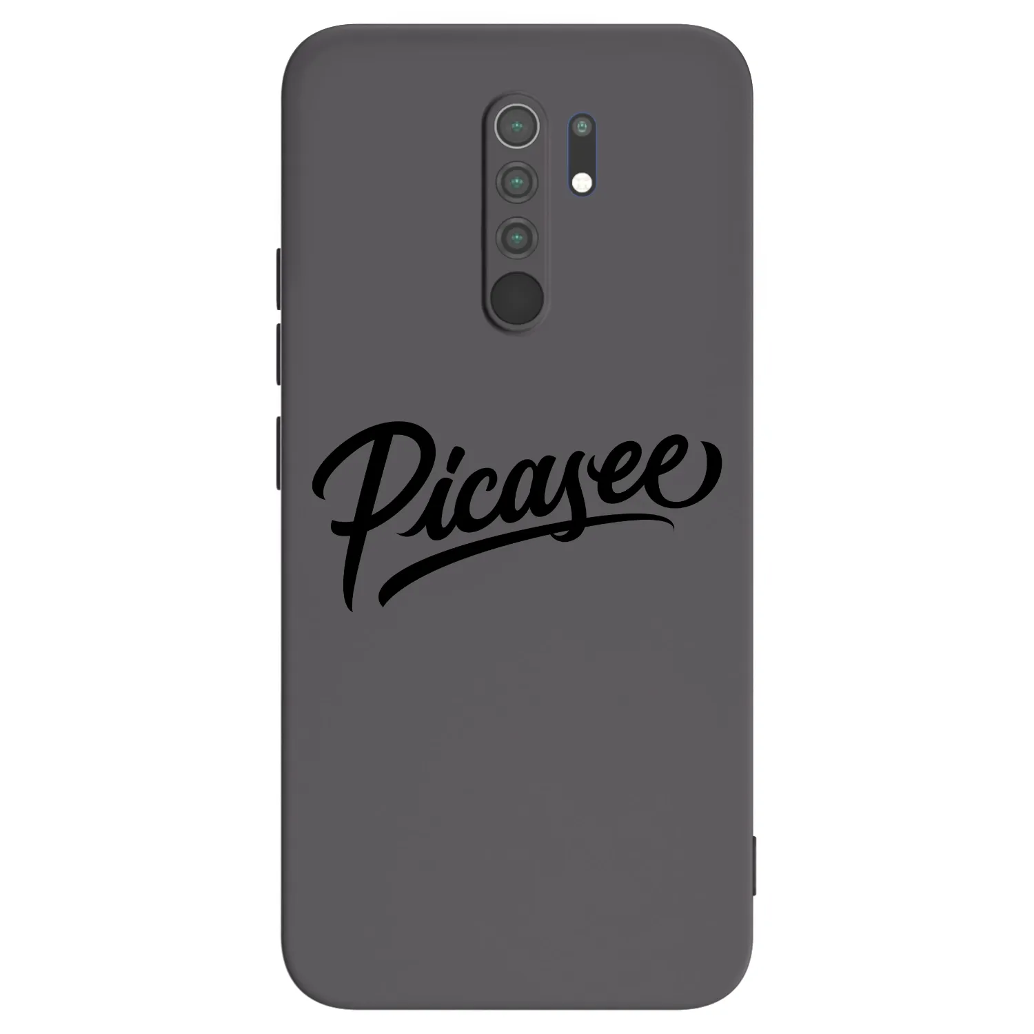 Picasee Μαύρη θήκη σιλικόνης για Xiaomi Redmi 9 - Picasee - old logo - black