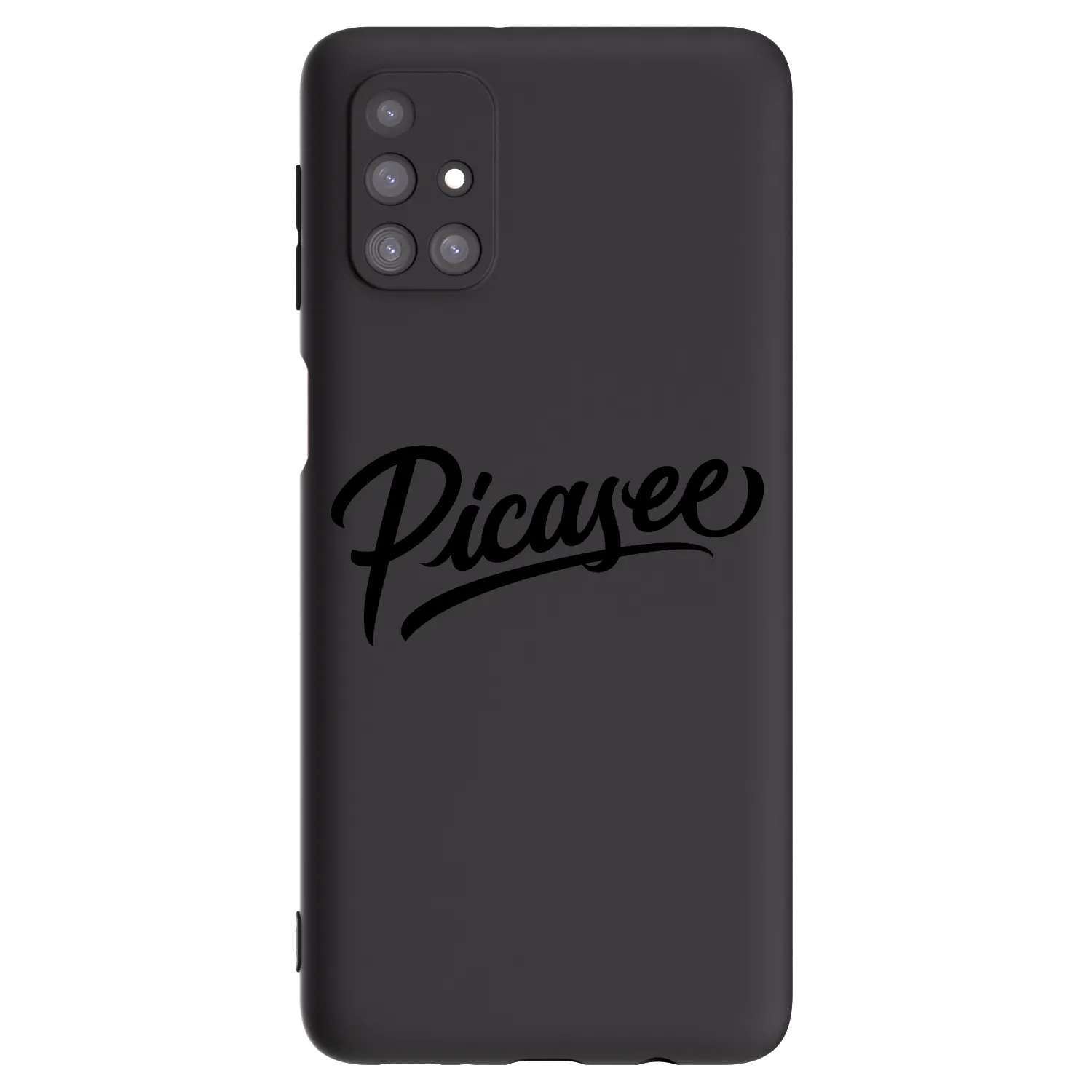 Picasee Μαύρη θήκη σιλικόνης για Samsung Galaxy M31s - Picasee - old logo - black
