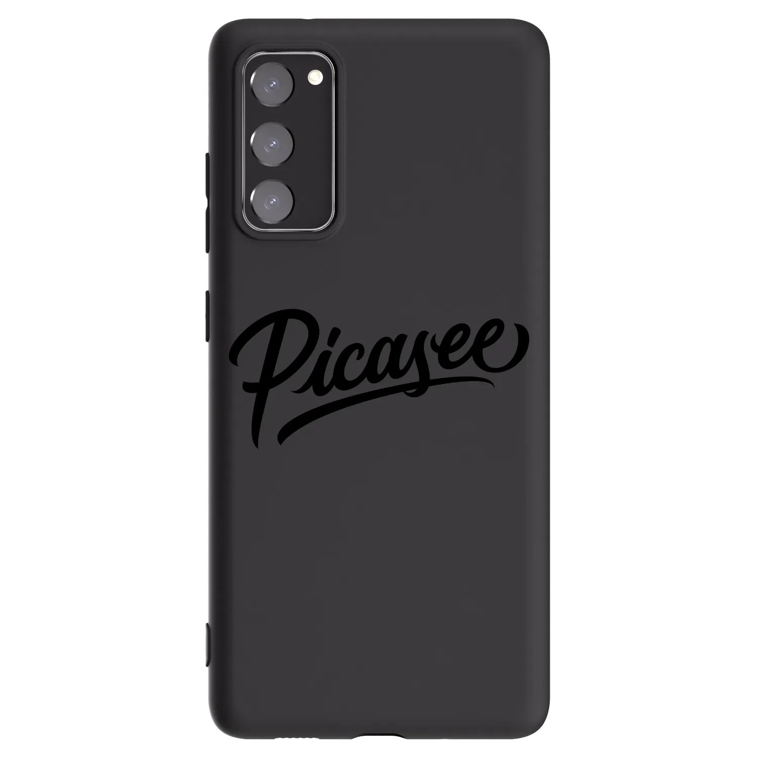 Picasee Μαύρη θήκη σιλικόνης για Samsung Galaxy S20 FE - Picasee - old logo - black
