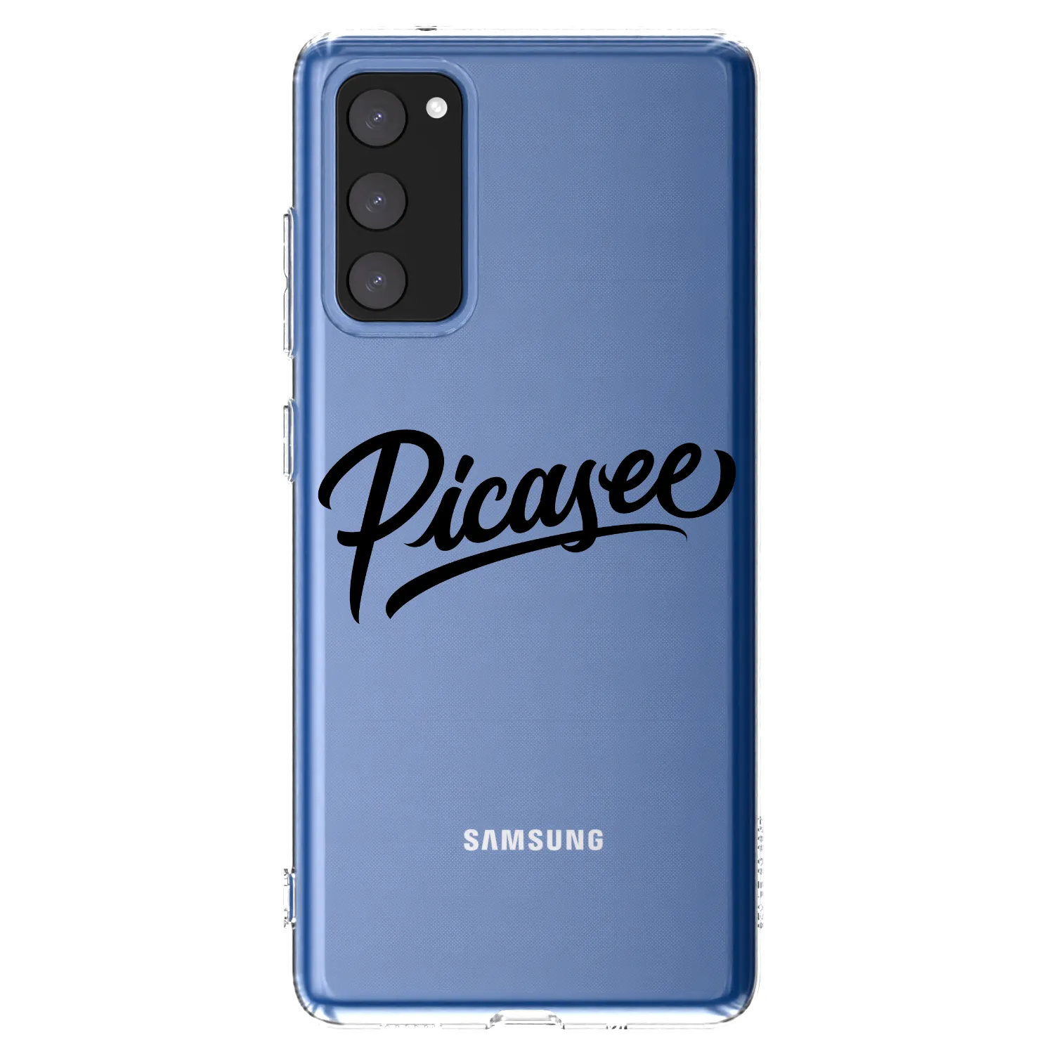 Picasee διαφανής θήκη σιλικόνης Samsung Galaxy S20 FE - Picasee - old logo - black