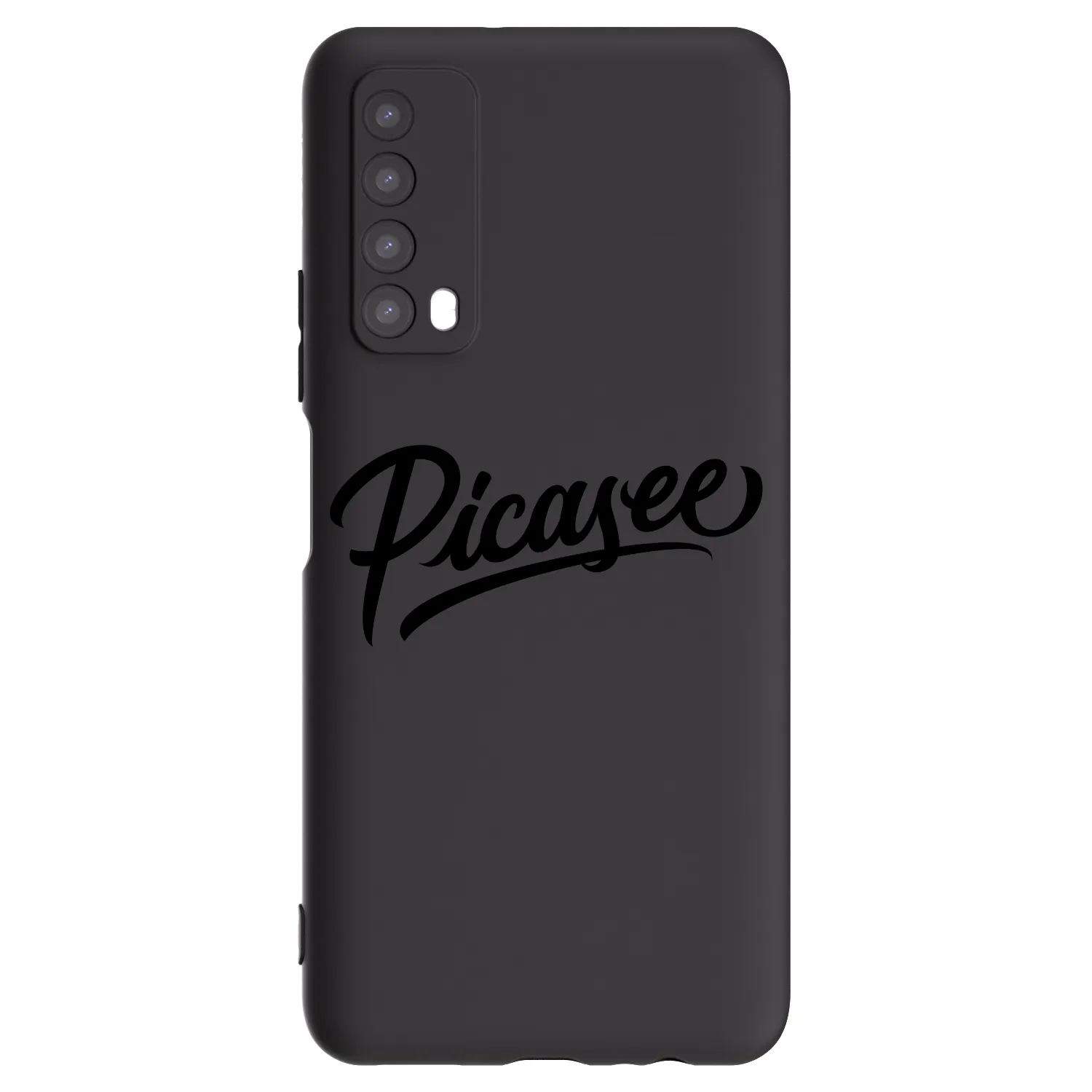 Picasee Μαύρη θήκη σιλικόνης για Huawei P Smart 2021 - Picasee - old logo - black