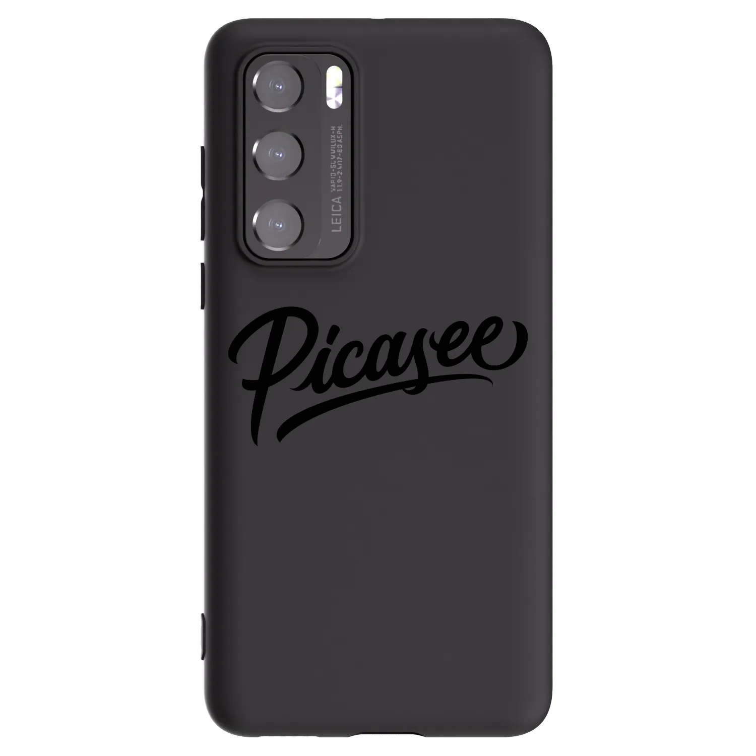 Picasee Μαύρη θήκη σιλικόνης για Huawei P40 - Picasee - old logo - black