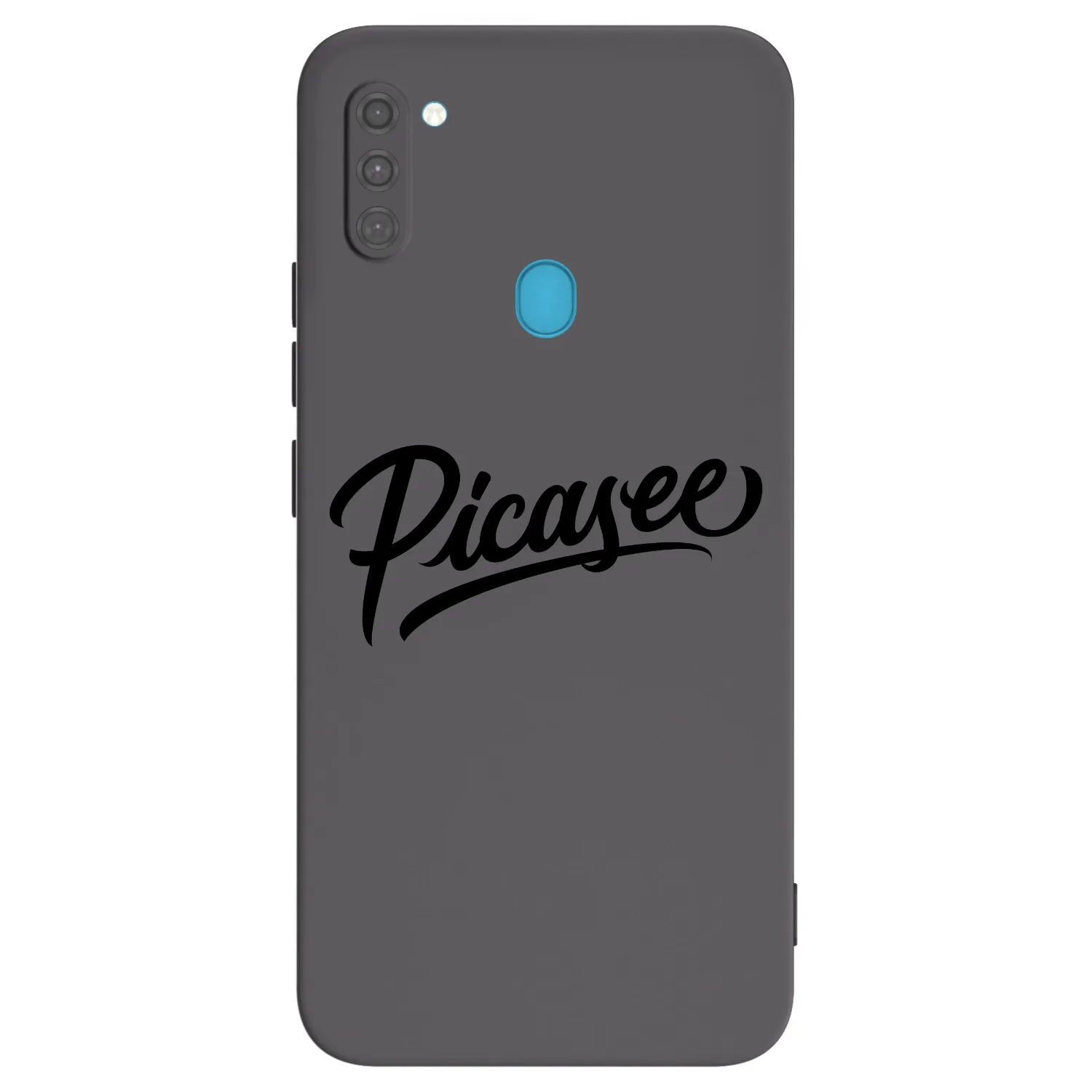 Picasee Μαύρη θήκη σιλικόνης για Samsung Galaxy M11 - Picasee - old logo - black