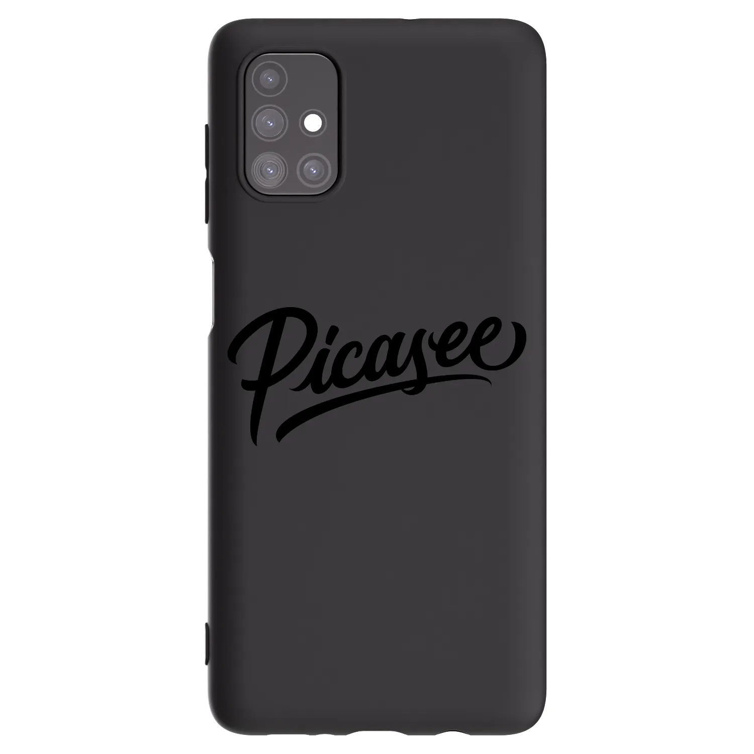 Picasee Μαύρη θήκη σιλικόνης για Samsung Galaxy M51 M515F - Picasee - old logo - black