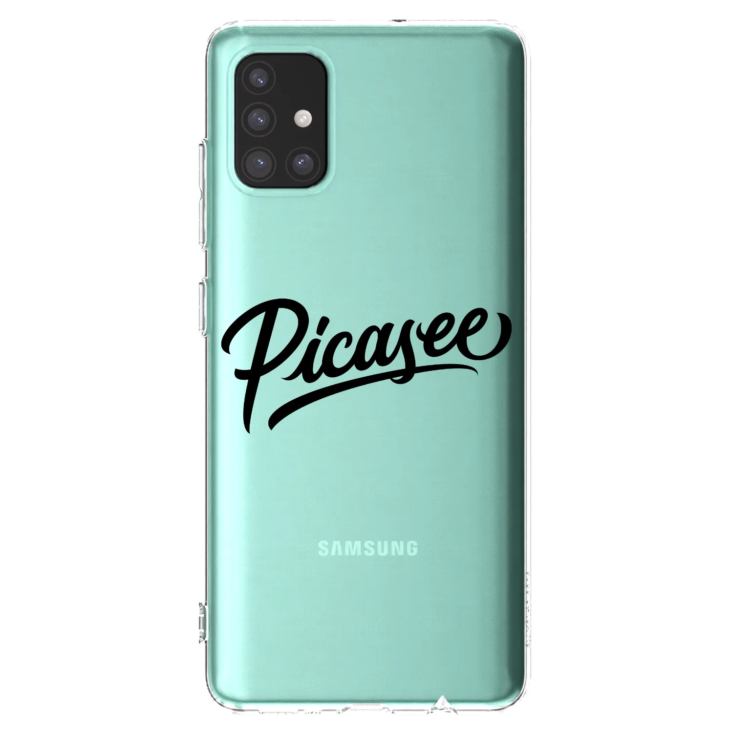 Picasee διαφανής θήκη σιλικόνης Samsung Galaxy M51 M515F - Picasee - old logo - black