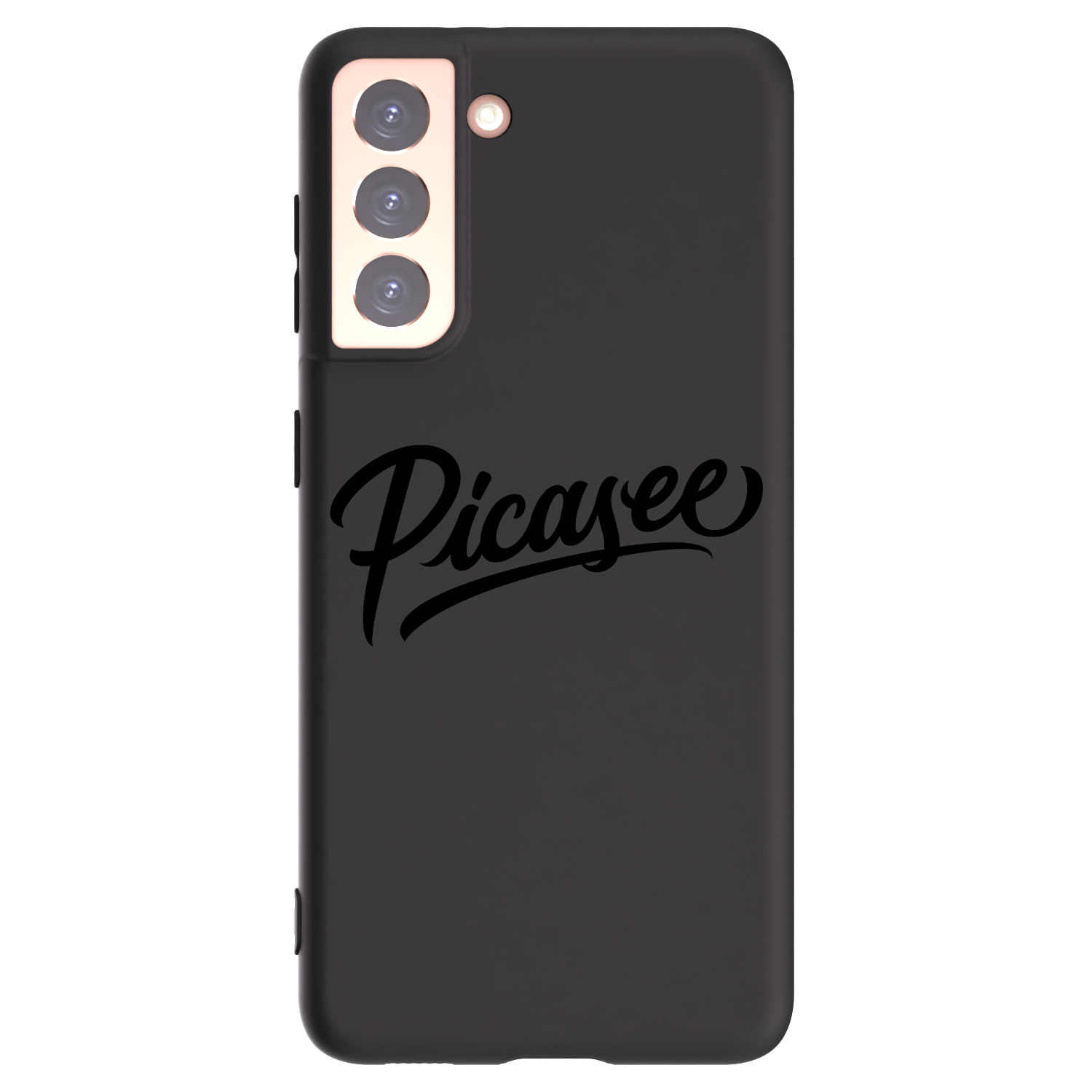 Picasee Μαύρη θήκη σιλικόνης για Samsung Galaxy S21 5G G991B - Picasee - old logo - black