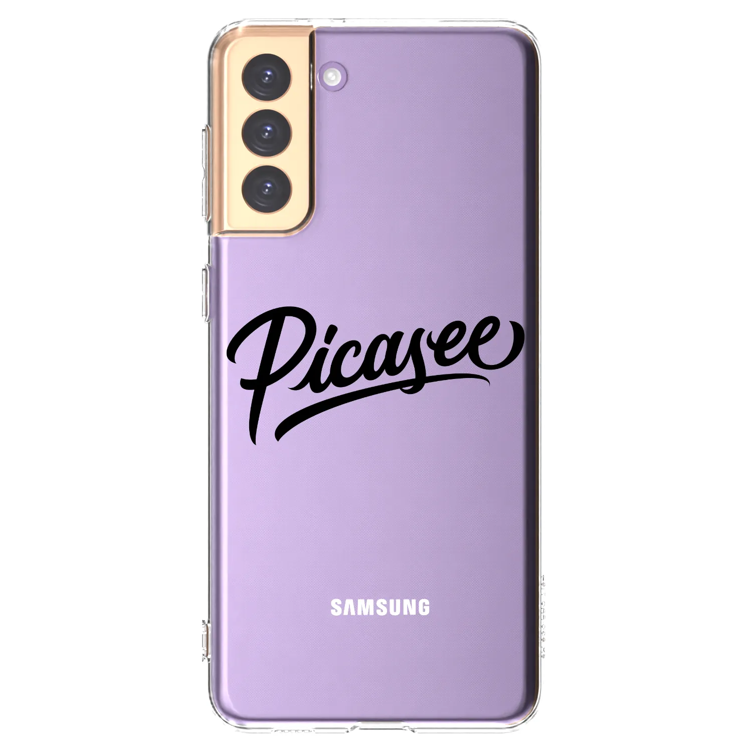 Picasee διαφανής θήκη σιλικόνης Samsung Galaxy S21+ 5G G996F - Picasee - old logo - black