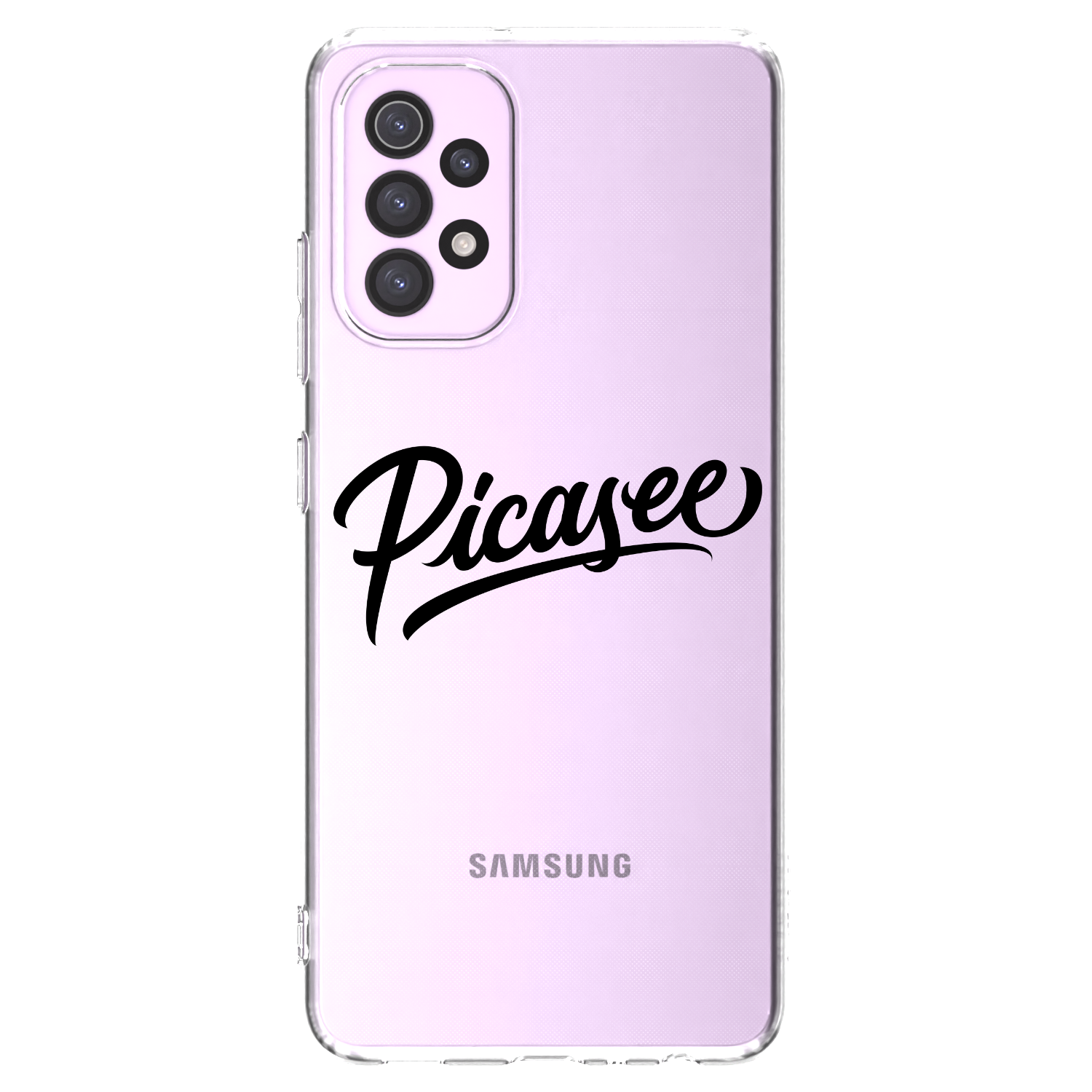 Picasee διαφανής θήκη σιλικόνης Samsung Galaxy A32 5G A326B - Picasee - old logo - black