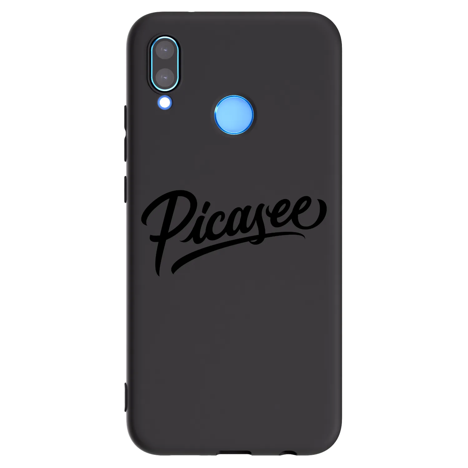 Picasee Μαύρη θήκη σιλικόνης για Huawei P20 Lite - Picasee - old logo - black