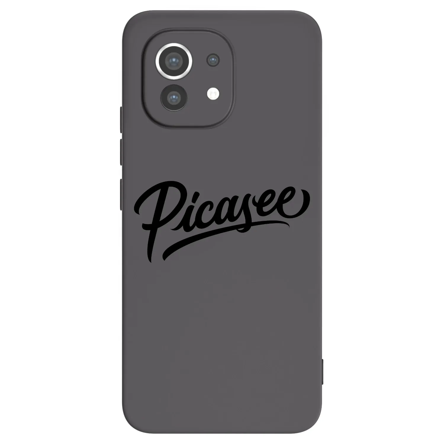 Picasee Μαύρη θήκη σιλικόνης για Xiaomi Mi 11 - Picasee - old logo - black
