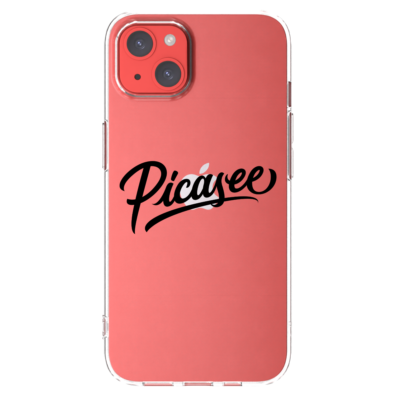 Picasee διαφανής θήκη σιλικόνης Apple iPhone 13 - Picasee - old logo - black