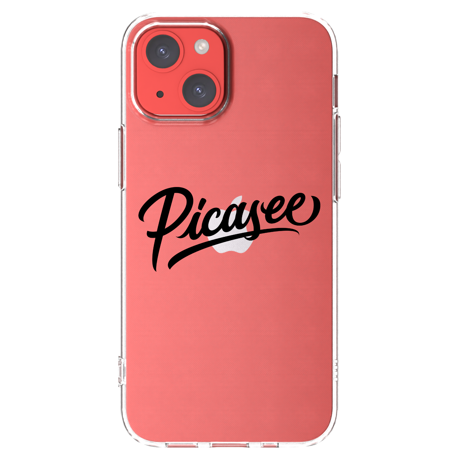 Picasee διαφανής θήκη σιλικόνης Apple iPhone 13 mini - Picasee - old logo - black