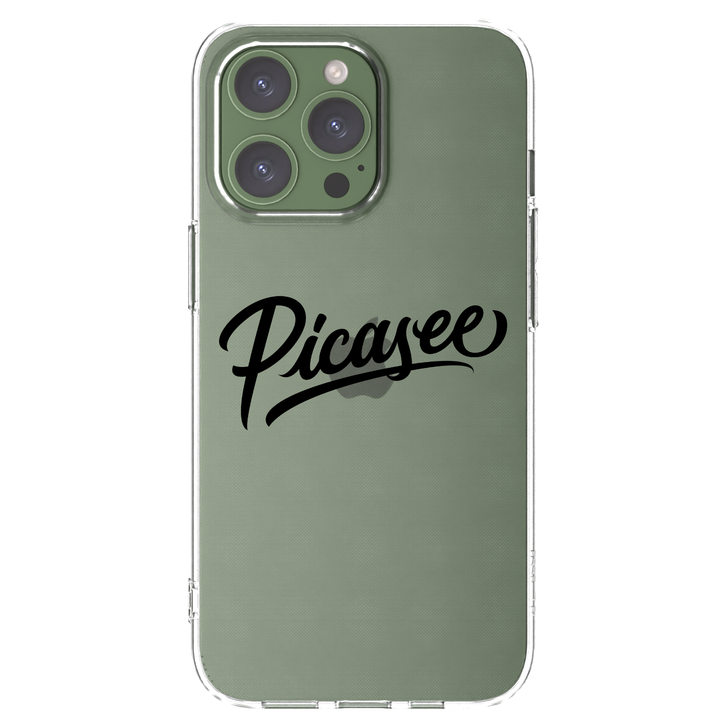 Picasee διαφανής θήκη σιλικόνης Apple iPhone 13 Pro - Picasee - old logo - black