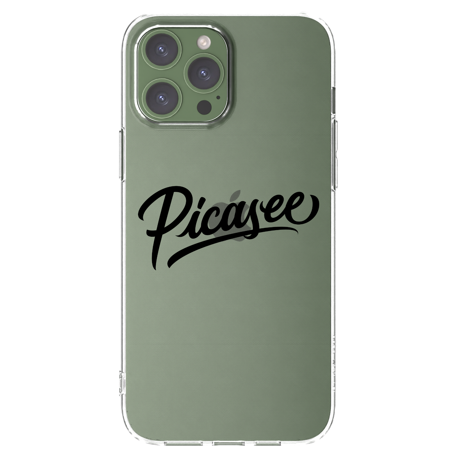 Picasee διαφανής θήκη σιλικόνης Apple iPhone 13 Pro Max - Picasee - old logo - black