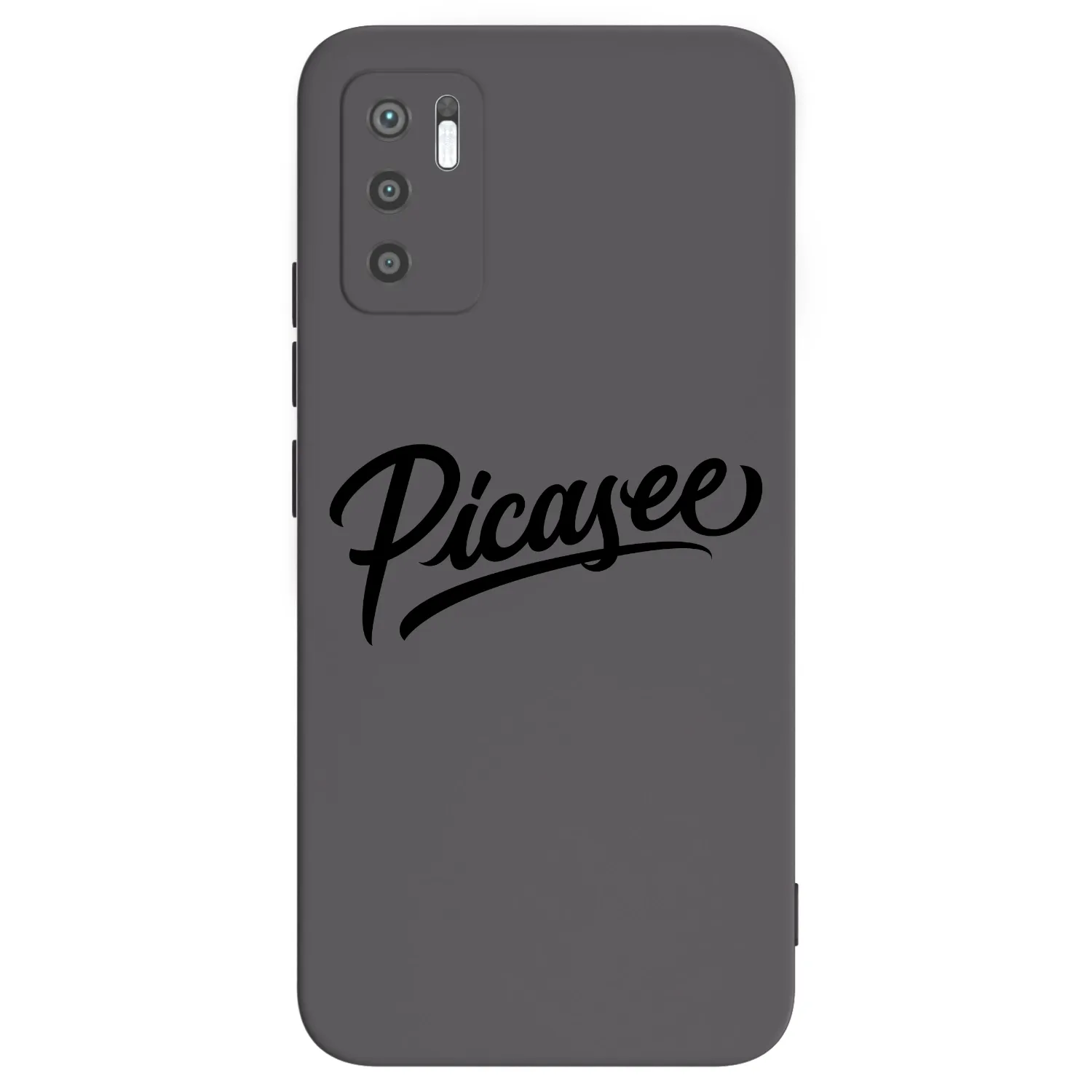 Picasee Μαύρη θήκη σιλικόνης για Xiaomi Redmi Note 10 5G - Picasee - old logo - black