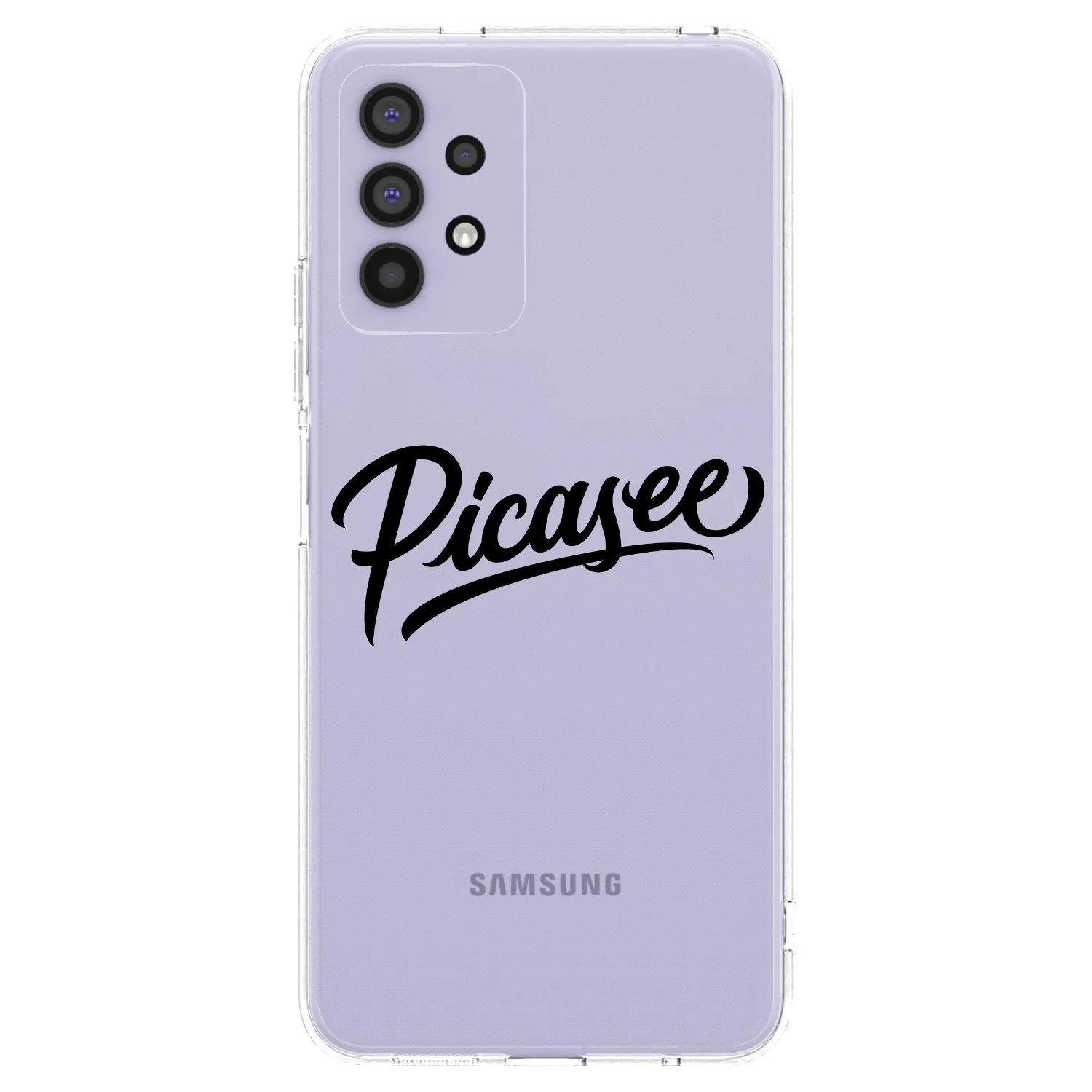 Picasee διαφανής θήκη σιλικόνης Samsung Galaxy A32 4G SM-A325F - Picasee - old logo - black