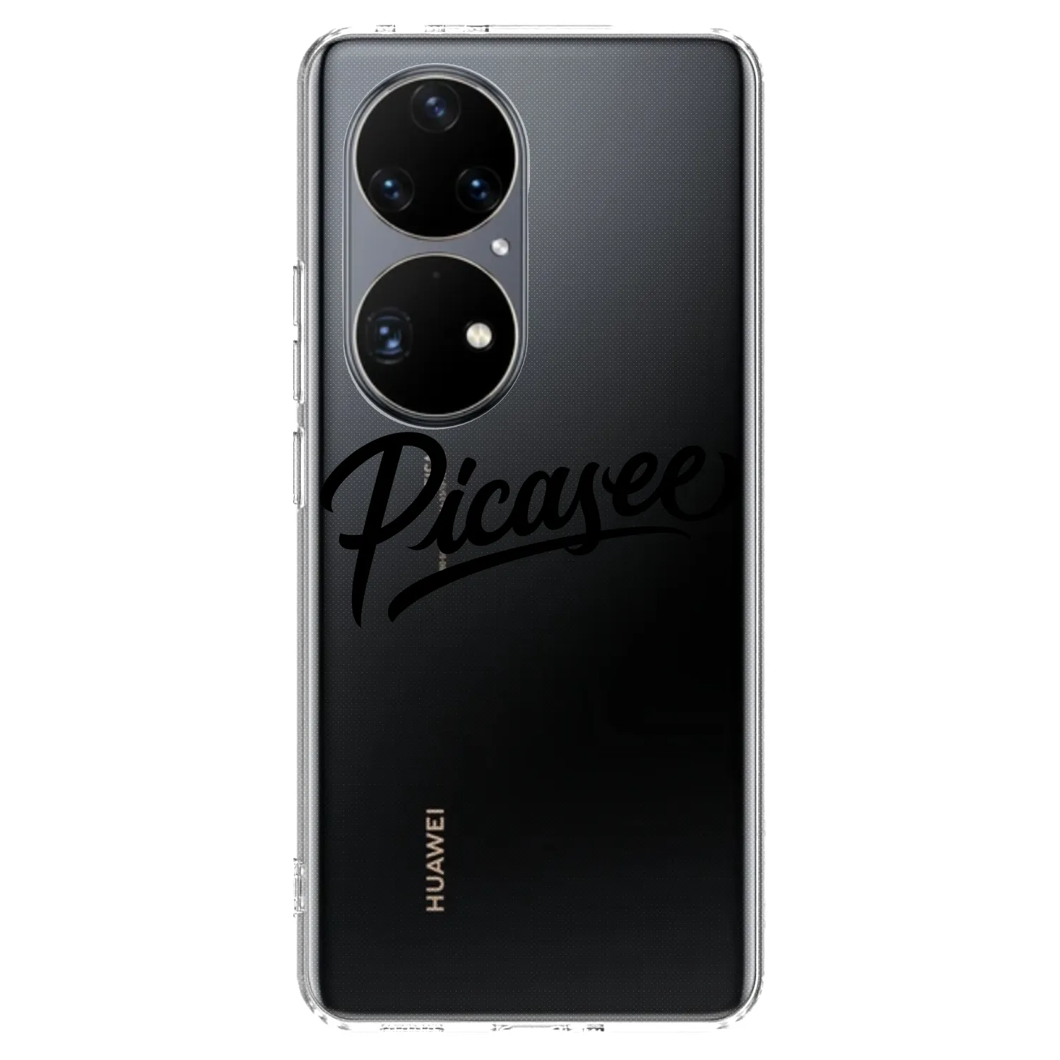 Picasee διαφανής θήκη σιλικόνης Huawei P50 - Picasee - old logo - black
