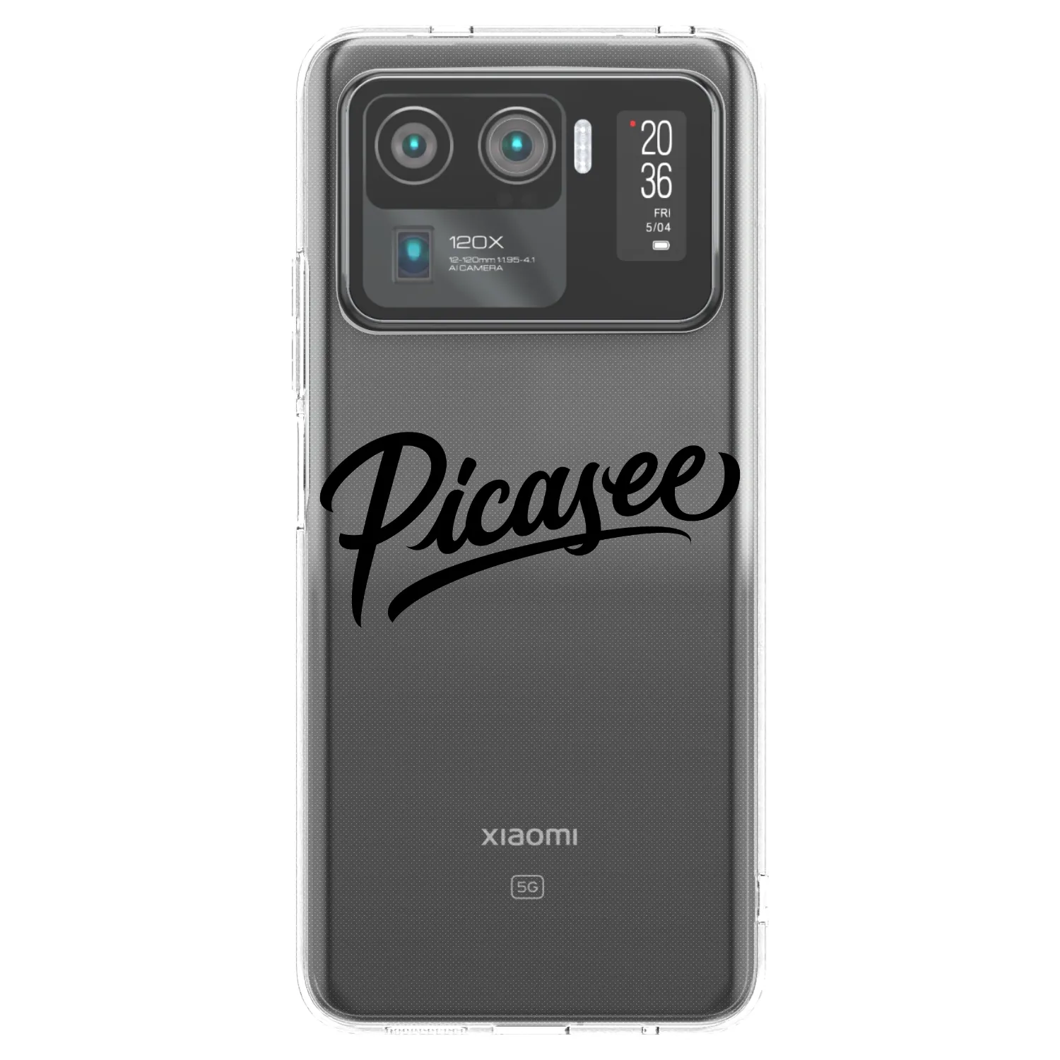 Picasee διαφανής θήκη σιλικόνης Xiaomi Mi 11 Ultra - Picasee - old logo - black