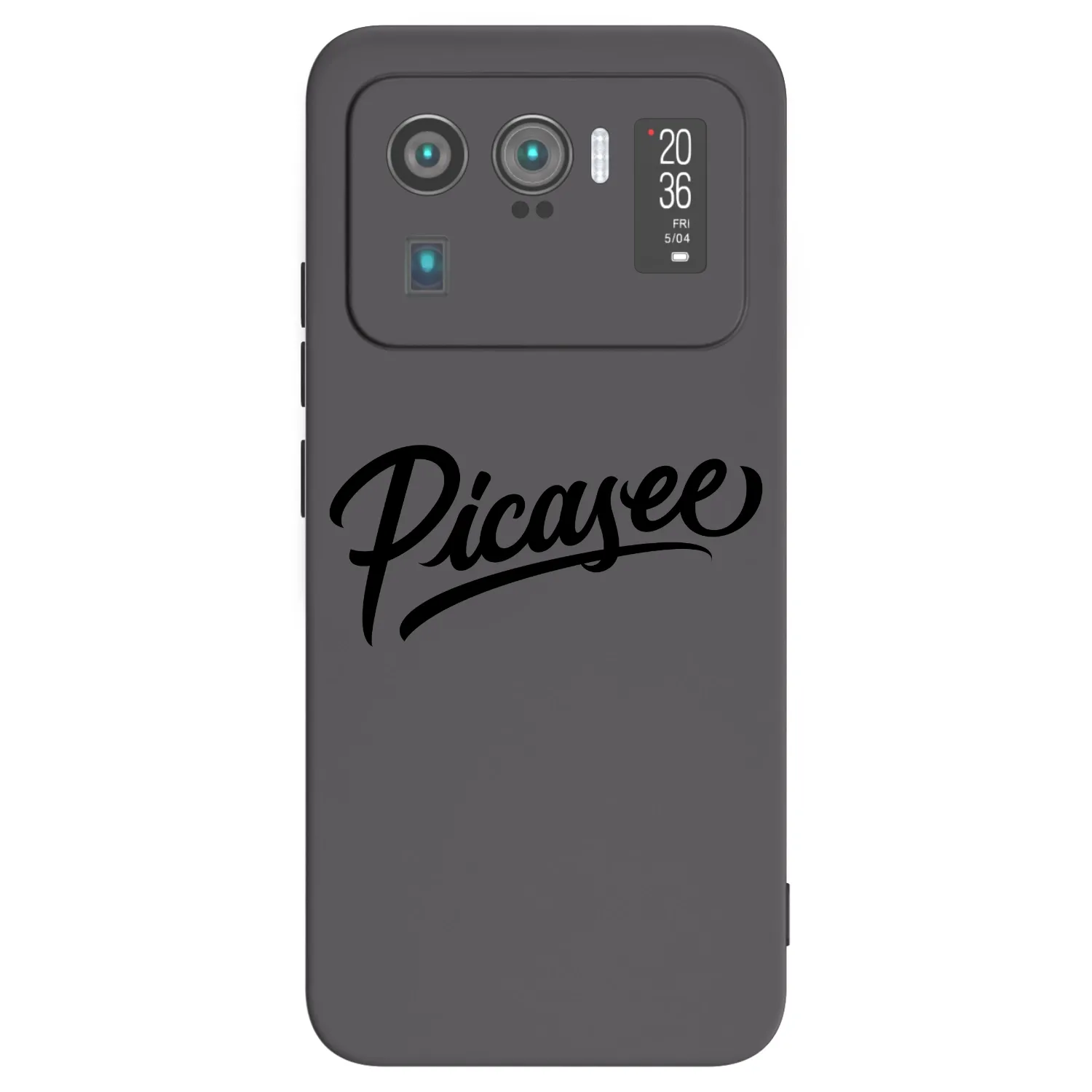 Picasee Μαύρη θήκη σιλικόνης για Xiaomi Mi 11 Ultra - Picasee - old logo - black