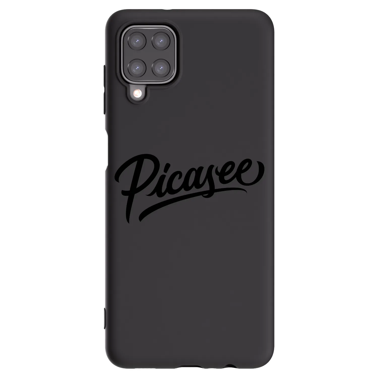 Picasee Μαύρη θήκη σιλικόνης για Samsung Galaxy M12 M127F - Picasee - old logo - black